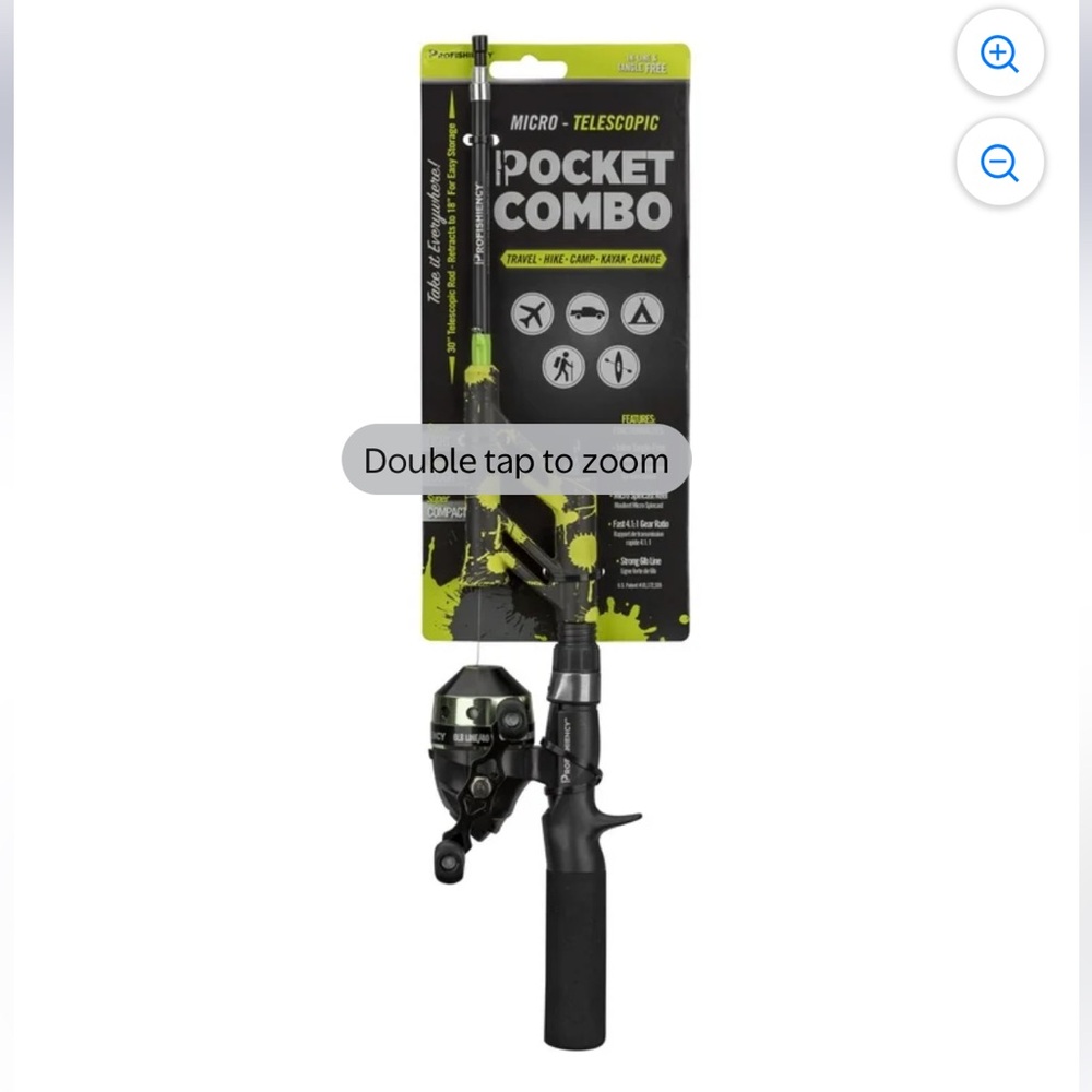 ProFISHiency Micro Telescopic Spincast Fishing Pole Combo